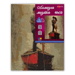 Алмазна мозаїка Santi Двоє у човні, 40x50 см на підрамнику (956064) - мініатюра 2