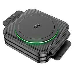 Беспроводное ЗУ Hoco CQ4 Unique 3-in-1 folding magnetic wireless 15W - мініатюра 9