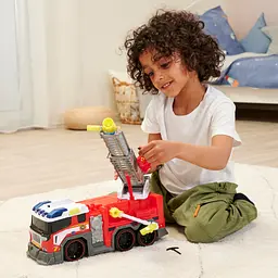 Машинка для дітей Dickie Toys Пожежна машина Борець з вогнем зі звуком та світловими ефектами 46 см (3307000) - мініатюра 10