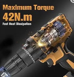 Комплект бездротового шуруповерта Jygmpro 21v Mr3705t - мініатюра 4