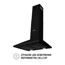 Витяжка купольна Perfelli K 5210 BL 700 LED - мініатюра 3