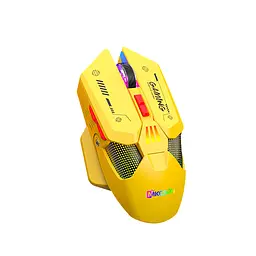 Миша бездротова ігрова з акумулятором та підсвідкою Imice 2.4 gHz MiKespN W19 E-Sports Yellow - мініатюра 3