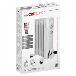 Олійний радіатор Clatronic RA 3735 7 секцій - мініатюра 9