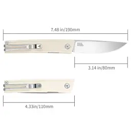 Ніж SRM Gent, White G10, Satin (401LC-GT) - мініатюра 8