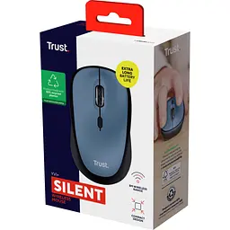 Мишка Trust Yvi+ Silent Wireless/Bluetooth Dark Blue (25514) - мініатюра 5