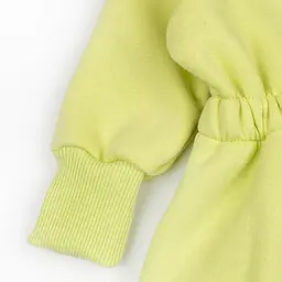 Комбінезон із тринитки з утепленням та шапочкою Green apple зріст 98 см (3 роки) Malena Зелений - мініатюра 5
