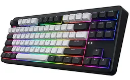 Клавіатура HATOR Rockfall 3 Mecha TKL Wireless Orange ENG ANSI Black (HTK850) - мініатюра 2