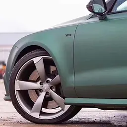 Автомобільна Вінілова Плівка ПВХ Super Matte Satin Army Green 1.52 Метра х 1 Метр 160 мікрон (CL-MS-11) - мініатюра 4
