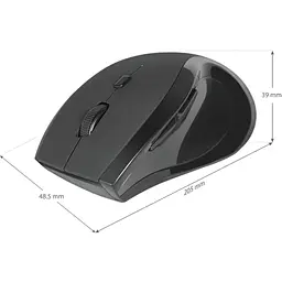 Мишка Defender Accura MM-295 Black (52295) - мініатюра 4