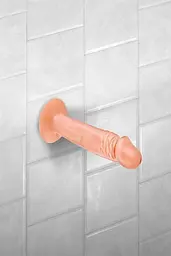 Фалоімітатор Real Body - Real Zack Flesh, TPE, діаметр 3,7 см - мініатюра 2