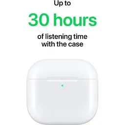 Бездротові навушники Apple AirPods 4 (MXP63) - мініатюра 2