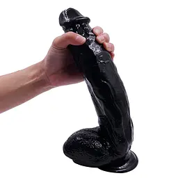 Фалоімітатор Power Escorts Monster John 11.8" 30 см (чорний) - мініатюра 3