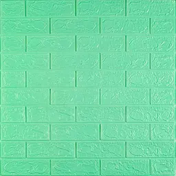 3D панель самоклеюча 700х770х3мм цегла М'ята (012-3) SW-00000233
