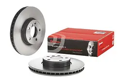 Диск гальмівний передній вентильований Bmw X5, X6 06-19р Brembo (09.9923.11)