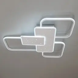 LED люстра модерн 2449WH dimmer - мініатюра 5