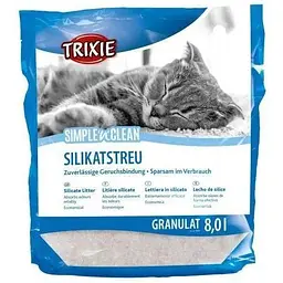 Наповнювач Trixie Simple&Clean для котів силікагелевий 8 л