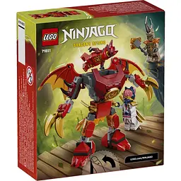 Конструктор LEGO Ninjago Бойовий набір робота Дракона Кая 85 деталей (71851) - мініатюра 5