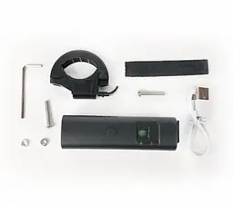Велосипедна фара передня Speaker BK-C1202 USB 300 Lm чорний (G0000899) - мініатюра 3