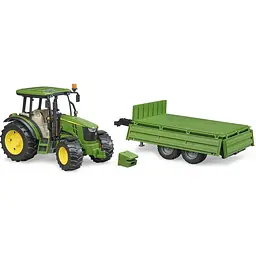 Іграшкова машинка Bruder Трактор John Deere 5115M з причепом 1:16 (02108) - мініатюра 3