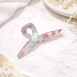 Іридцентні бантики крабіки Rainbow Pearl Bow 12 шт. - мініатюра 3