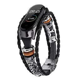 Ремінець вінтажний Carprie для фітнес-браслета Xiaomi Mi Band 5 і 6 Type BB5 + 3 кольорових ремінця - мініатюра 2