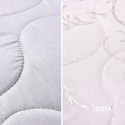 Набір із двох подушок IDEIA 50x70 - Soft двосторонній штучний пух біло-сірий - мініатюра 5