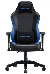 Ігрове крісло Anda Seat Luna Color Size L Black/Blue (AD18-48-BS-PV) - мініатюра 3