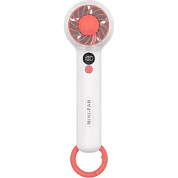 Портативний вентилятор DK F2302 White/Red [110319]
