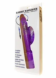 Вібратор-кролик Boss Series Rabbit Massager 24.5 см фіолетовий - мініатюра 7