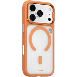 TPU+PC чохол Blueo Frosted Heat Dissipation Stand with MagSafe для Apple iPhone 17 Pro Max (6.9) Помаранчевий / Orange