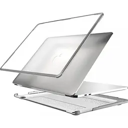 Пластикова накладка (верх та низ) DK HardShell Case для Apple MacBook Pro 16` M1-M4 A2485/A2780/A2991/A3403/A3186 (2021-2024) Gray [151636]