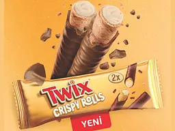 Вафельні трубочки Twix Chocolate & Caramel Crispy Rolls 22.5 г - мініатюра 2