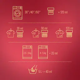 Засіб для прання рідкий Woolite для кольорових тканин з Кератином 1.8 л - мініатюра 6