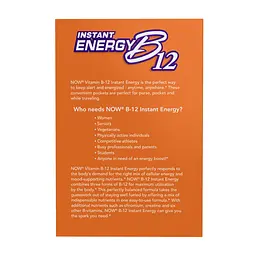 Вітамін В12 Now Foods Instant Energy B-12 75 packets - мініатюра 4