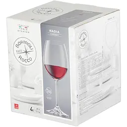 Набір келихів для вина Bormioli Rocco Nadia Cal Cabernet 370 мл 4 шт. (126261GRB0219909) - мініатюра 2
