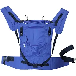 Ерго рюкзак з народження Adapt синій котон для малюків 0 - 18 місяців, вагою до 20 кг Coolbabka Синій