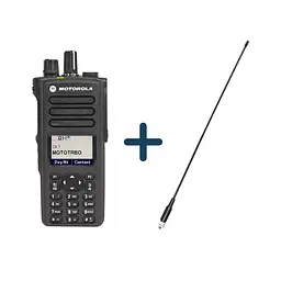 Рація Motorola DP4800E VHF AES 256 + антена трос 40см - мініатюра 1