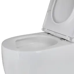 Унітаз підвісний Qtap Taurus безободковий з сидінням Soft-close QT2433084EUQW, Білий - мініатюра 9