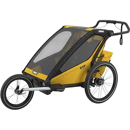 Дитяча коляска Thule Chariot Sport Double (Spectra Yellow) (TH 10201024) - мініатюра 2