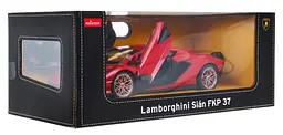 Машинка Lamborghini Sian FKP 37 червоний RASTAR модель 1:14 Автомобіль на дистанційному керуванні + пульт 2,4 ГГц - мініатюра 6