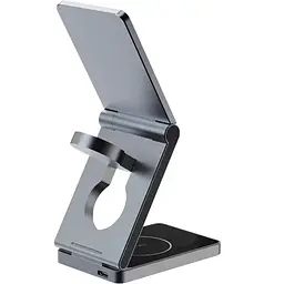 Бездротовий зарядний пристрій Proove Titan Volt 3in1 Gray (WSTV15000003) [131672] - мініатюра 2