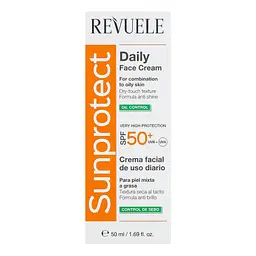Крем сонцезахисний Revuele Sunprotect Контроль жиру, для обличчя та тіла, SPF50+, 50 мл - мініатюра 3