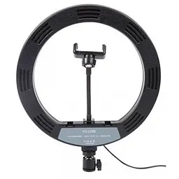 Кільцева LED-лампа 30 см 20 W з тримачем для телефона селфі кільце для блогера - мініатюра 2