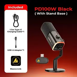 Мікрофон Maono PD100W Black (G-000004382) - мініатюра 3