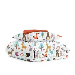 Дитяча постільна білизна в ліжечко COLORFUL ANIMALS CS2 COSAS (4822052108246)