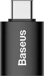 Адаптер Baseus Ingenuity Series Mini OTG Adaptor Type-C to USB-A 3.1 black (ZJJQ000001) - мініатюра 2