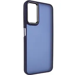 Чохол TPU+PC Lyon Frosted для Motorola Edge 50 Fusion / G85 Navy Blue