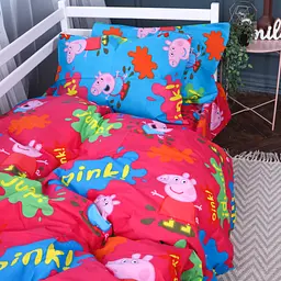 Підковдра на блискавці MirSon Kids Time 17-0507 Peppa, бязь, 210х143 см, різнокольорова - мініатюра 2