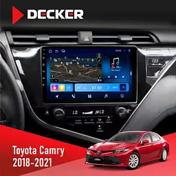 Штатна магнітола Toyota Camry 2018-2021 Decker D10-008 8x128 DSP 4G Decker (НФ-00009218)
