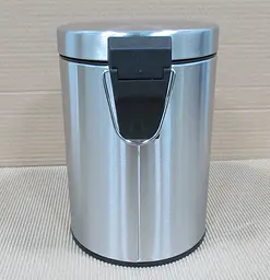Відро для сміття кругле Zerix Solo-TC0103 Ss Color 3 л нержавійка ZX5895, Нержавіюча сталь - мініатюра 4